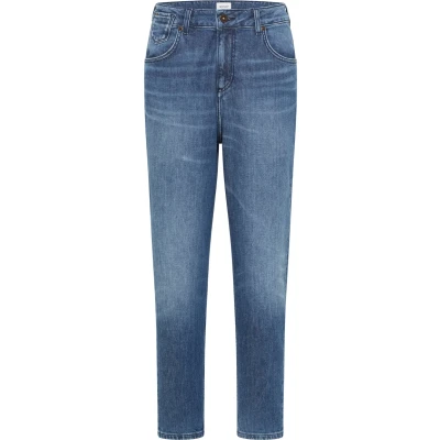 Afbeelding van Mustang Charlotte Jeans Tapered Fit, Dames, Maat: 25x32, Blau