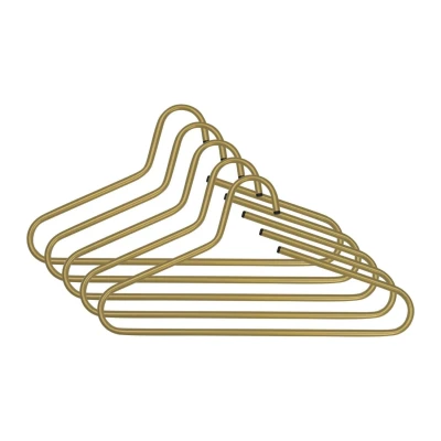 Afbeelding van Spinder Design Kledinghanger VICTORIE (Set van 5) Goud