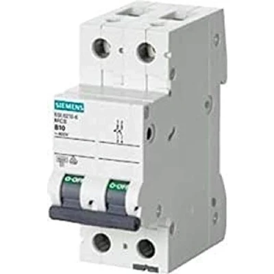 Afbeelding van Siemens automaat 400v 6ka 2 polig c karakteristiek 6a 5sl6206 7