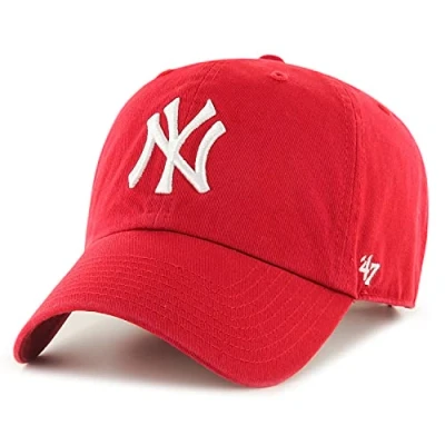 Afbeelding van 47 Brand New York Yankees MLB Clean Up Cap B RGW17GWS RD, Mannen, Zwart, Pet, maat: One size