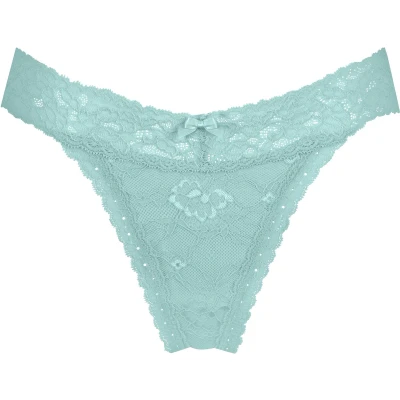Afbeelding van Hunkemöller Dames Lingerie String Madison Blauw maat XS