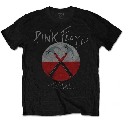 Afbeelding van Pink Floyd The Wall Hammers Logo Heren T shirt XL Zwart