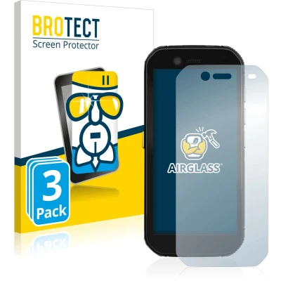 Afbeelding van BROTECT Glas Screen Protector voor Caterpillar Cat S42 (3 Stuks) Schermbeschermer [9H Hardheid, Beschermglas Folie niet Gehard Glas]