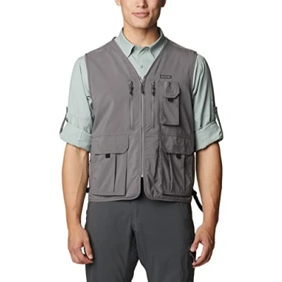 Afbeelding van Columbia Silver RIDGE Utility VEST Bodywarmer, Heren, Maat: Small, City grey