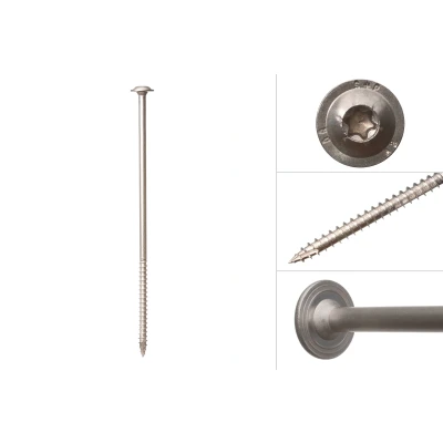 Afbeelding van Tellerkopschroeven RVS 8.0 x 240 mm Torx 40 Per Stuk