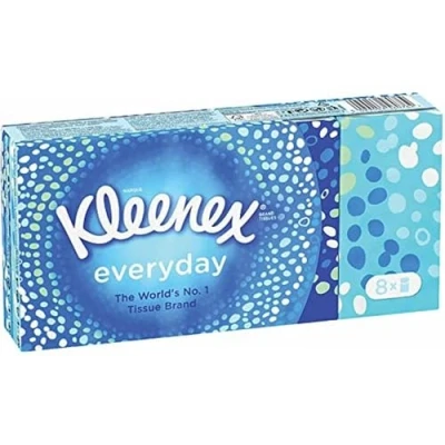 Afbeelding van Kleenex Zakdoekjes Everyday 8 Pakjes