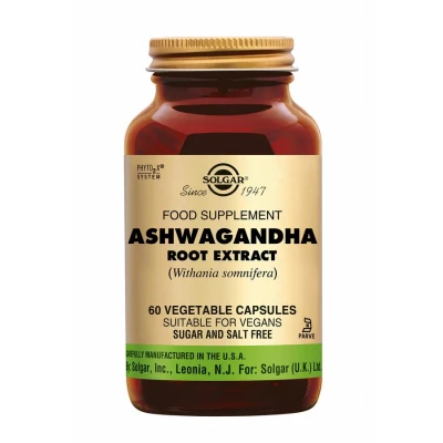 Afbeelding van Solgar Ashwagandha Root Extract Vegicaps 60VCP