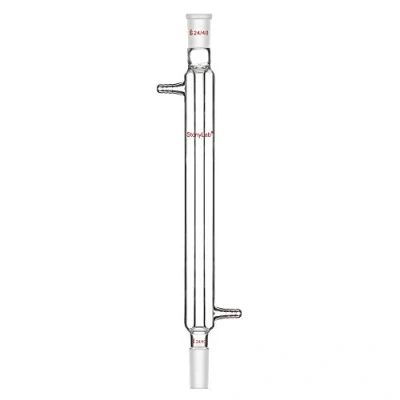 Afbeelding van stonylab Borosilicaatglas Liebig Condensor met 24/40 Gewricht Lengte jas 300 mm Lab Glazen