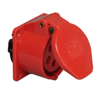 Afbeelding van Kopp 113300002 CEE inbouwstopcontact, 5 polig, 16 A, 400 V, rood