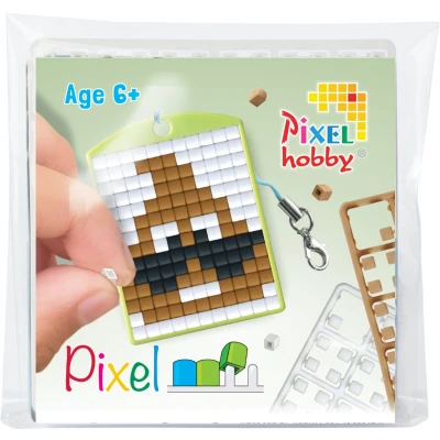 Afbeelding van Pixelhobby medaillon startset drol