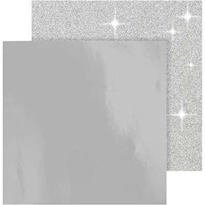 Afbeelding van Vivi Gade Metallic, gelakt en glitter papier karton, zilver, one size