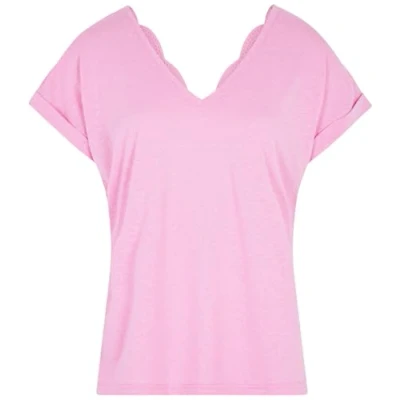 Afbeelding van Morgan Dorine Tshirt print, Dames, Maat: XL, Rose indien