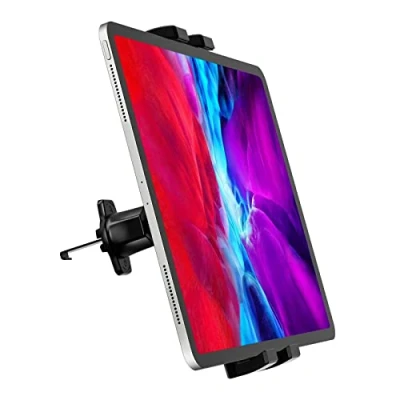Afbeelding van Auto Ontluchter Tablet Houder, woleyi iPad &amp; Telefoon Autohouder Ventilatie Rooster met 360 Draaibare [Upgrade Ultra Stabiel] voor Mini Air Pro, Galaxy, Lenovo, iPhone Meer 4 12.9&quot;