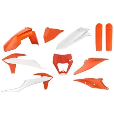 Afbeelding van Polisport Off Road Ktm Exc/exc f/xc w/xcf w 20 23 91325 Plastic Set Wit,Oranje