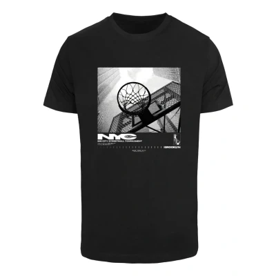 Afbeelding van Mister Tee NYC Ballin Tshirt print, Heren, Maat: XL, Black