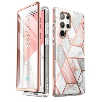 Afbeelding van Supcase Samsung Galaxy S23 Ultra Cosmo Case (Marble)