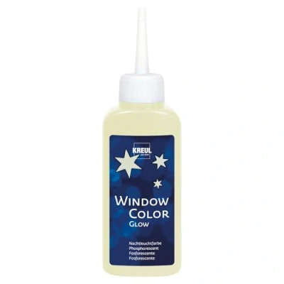 Afbeelding van KREUL Glow in the Dark Raamverf Window Color 80ml Licht het Donker