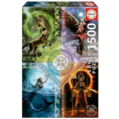 Afbeelding van Puzzel Educa Elemental Magic Star Chart 1500 Onderdelen