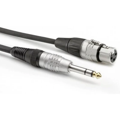 Afbeelding van Sommer Cable HBP XF6S 0900 Audio Adapterkabel [1x Jackplug male 6,3 mm (stereo) 1x XLR bus 3 polig] 9.00 m Zwart