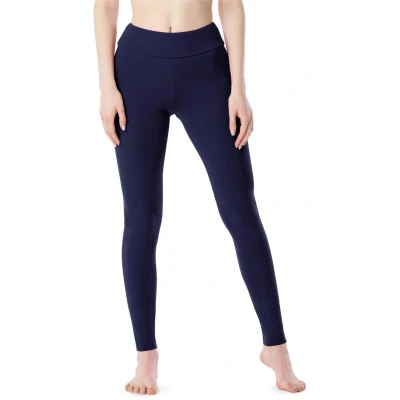 Afbeelding van Merry Style Dames Lange Leggings Sport Vrijetijdsbroek Sporbroek van Katonen Brede Taille MS MS10 429 LE Marineblau L