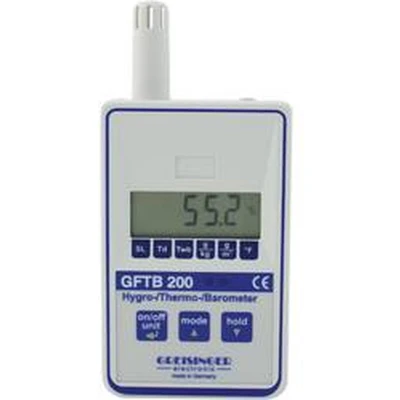Afbeelding van Greisinger GFTB 200 Luchtvochtigheidsmeter (hygrometer) 0 % Hrel 100 Dauwpunt/schimmel waarschuwingsweergave