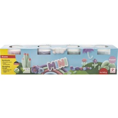 Afbeelding van Kinderklei EFA in beker pastel kleuren 4x140gr karton per 3