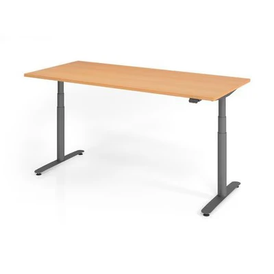 Afbeelding van XDLR 19 G 180x80 Bureau Elektrisch in hoogte verstelbaar. Beuken 180 x 80 Tafelhoogte I verstelbaar
