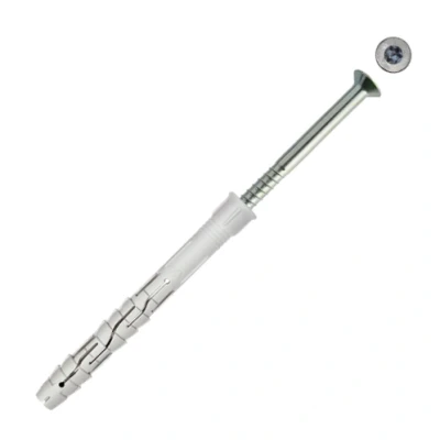 Afbeelding van Kozijnpluggen 10x300 vlakkop torx verzinkt 25 stuks