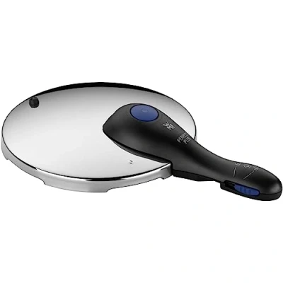 Afbeelding van WMF Perfect Plus Reservedeksel voor snelkookpan, 3 l, 4,5 6,5 l 8,5 Cromargan gepolijst roestvrij staal, kunststof handvat, 2 kookstanden