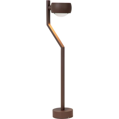 Afbeelding van Lucide ESTAL Sokkellamp LED 1x9W 2700K IP54 Roest bruin