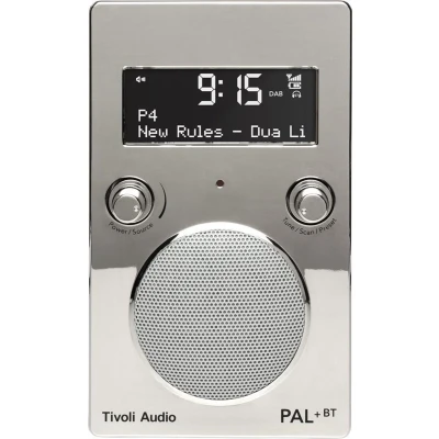 Afbeelding van Tivoli Audio PAL+Bluetooth Draagbare DAB+ radio Chroom