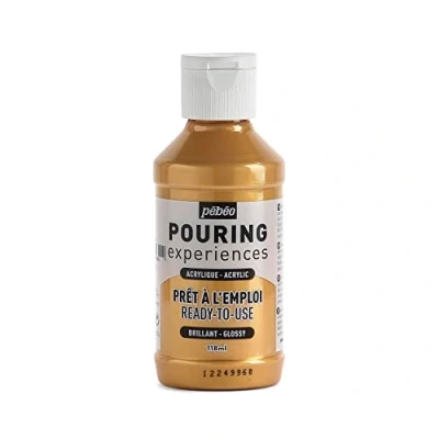 Afbeelding van Pebeo 524624 Gietbeleving, metallic zilver, 118 ml