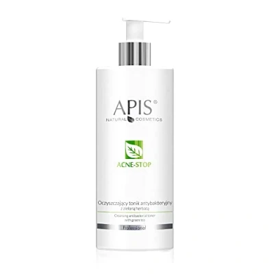 Afbeelding van Apis Acne Stop antibacteriële reinigingstonic. met groene thee 500ml