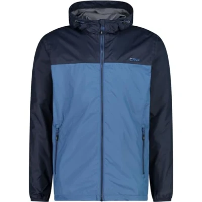 Afbeelding van CMP Heren regenjas met vaste capuchon, Dusty Blue, 48