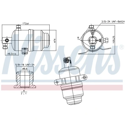 Afbeelding van Nissens Airco droger/filter 95763