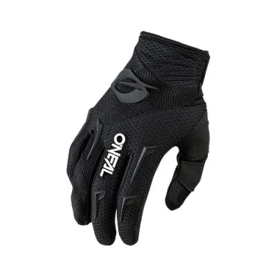 Afbeelding van O&#039;NEAL Cycling Glove Motocross MX MTB DH FR Downhill Freeride Duurzame, flexibele materialen, geventileerde palm Element Heren Zwart Wit Maat XL