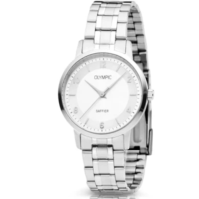 Afbeelding van Olympic OL26DSS138 ALBA Horloge Staal Zilverkleurig 29mm