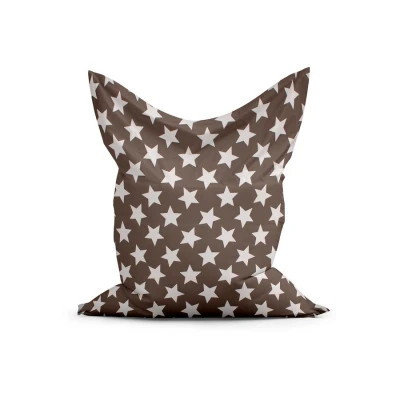 Afbeelding van Zitzak sterren taupe 150x130x20 cm