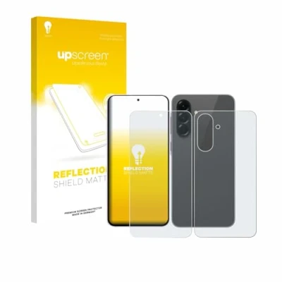 Afbeelding van upscreen Screenprotector voor Samsung Galaxy A56 5G Enterprise Edition (Voor+Achter) Folie Beschermfolie anti glare matte