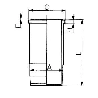 Afbeelding van Kolbenschmidt Cilinderbus/voering O ring 89588110