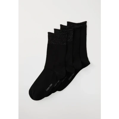 Afbeelding van Calvin Klein Underwear Women SOCK Holiday 4 PACK Sokken, Dames, Maat: One Size, Black
