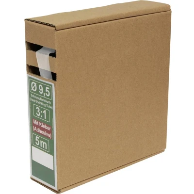 Afbeelding van Quadrios 25CA502 Krimpkous met lijm Transparant Krimpverhouding:3:1 5 m