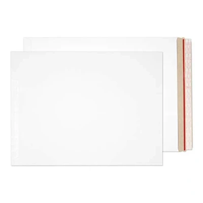 Afbeelding van Blake Puur verpakking 508 x 381 mm All Board Envelope Mailers (PPA18 RS) Wit Pack van 100