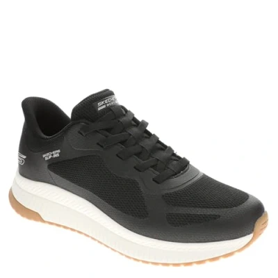 Afbeelding van Skechers Slip ins: BOBS Squad 4 heren sneakers Groen Extra comfort Memory Foam Maat 45