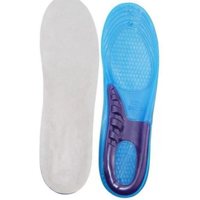 Afbeelding van Comfort Gel Inlegzolen Gelzolen Inlegzooltjes Maat 42/43/44/45/46 Gelzooltjes Zolen Sport Schoenen Zooltjes Blauw