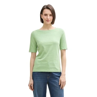 Afbeelding van TOM Tailor Tshirt basic, Dames, Maat: XL, True green