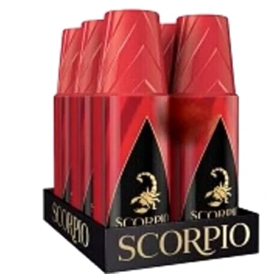 Afbeelding van SCORPIO Eau de toilette deodorant verstuiver, rood, 150 ml, 4 stuks, verkocht per set