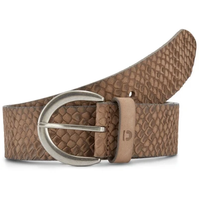 Afbeelding van TOM Tailor Denim Riem, Dames, Maat: 75, Taupe uni
