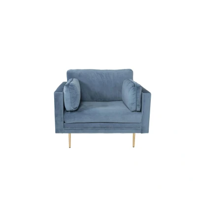 Afbeelding van Svea Sino fauteuil blauw Stof