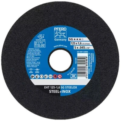 Afbeelding van PFERD SG STEELOX 61342122 Doorslijpschijf recht 150 mm 25 stuk(s) RVS, Staal